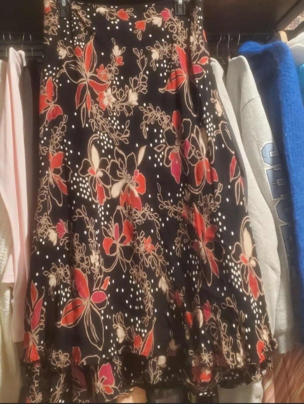 Style&co Floral Midi Skirt